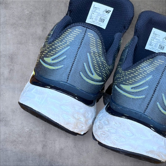 New Balance Ocean Gray/Yellow Sneakers Sz 8.5 D - Picture 12 of 16